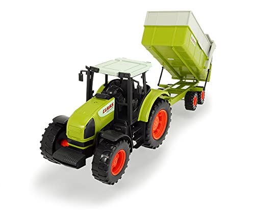 Dickie, Traktor mit Kipper, Toys 203739000 CLAAS Ares Set-Tractor con volquete (57 cm), Multicolor (Simba 3739000)