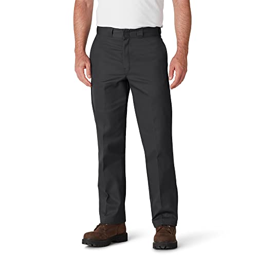 Dickies Original 874 Work Pant Hombre Chino Negro W34L34, 65% poliéster, 35% algodón, Recto