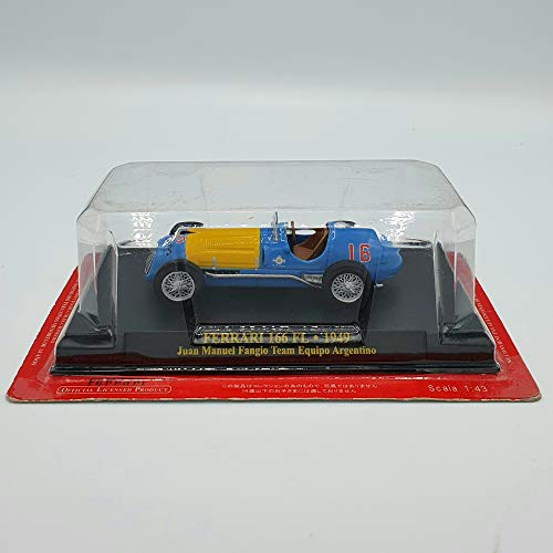 Die Cast Modelo Ferrari 166 FL - 1949 Juan Manuel Fangio Team Equipo Argentino 1:43.