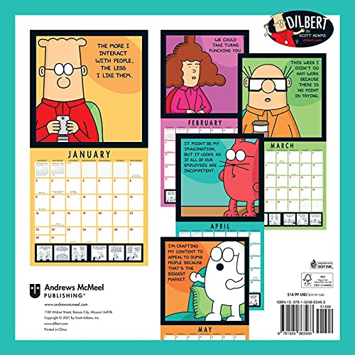 Dilbert 2022 Wall Calendar