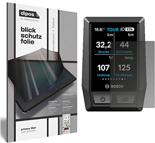 dipos I Protección de la Vista Compatible con Bosch Kiox e-Bike Display Protector de Pantalla Privacy
