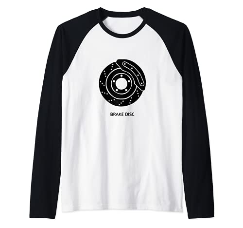 Disco de freno de coche Camiseta Manga Raglan