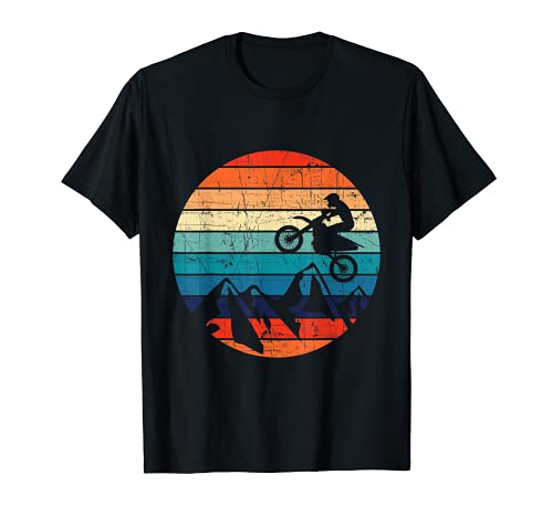 Diseño de motos vintage Motocross Dirt Bike Rider Camiseta