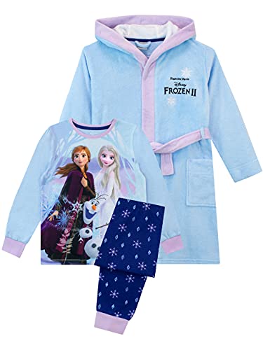 Disney Pijamas para Niñas Frozen Azul 4-5 Años