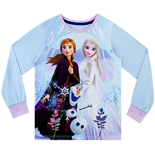 Disney Pijamas para Niñas Frozen Azul 4-5 Años