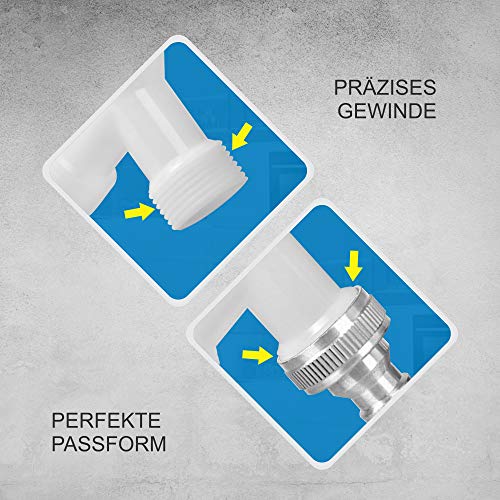 Distribuidor en Y de doble conexión, conexión de horquilla de 3/4" para manguera de entrada para lavadora, adaptador de manguera de desagüe, extensión para conexión de agua, conector para lavadora