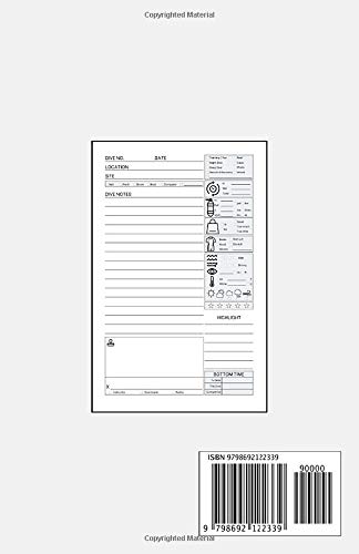 Dive In Diver's Log - Wave Logo: Record and Track Dives, Diving Locations Around the World and Under Water Experiences in this Small and Compact Logbook