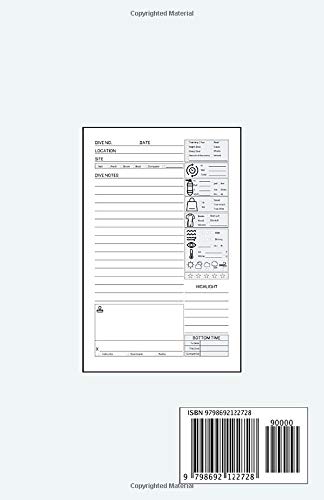 Dive In Diver's Log - Waves Logo: Record and Track Dives, Diving Locations Around the World and Under Water Experiences in this Small and Compact Logbook