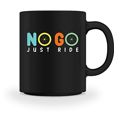 Divertido bicicleta con texto en alemán – Amor Biking Bike Ciclismo Ciclismo Diseño Hombre Mujer – Taza, Número de saltos., Niños, color Negro , tamaño 50/52