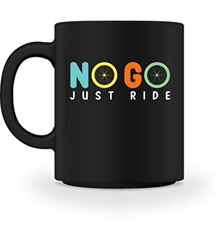 Divertido bicicleta con texto en alemán – Amor Biking Bike Ciclismo Ciclismo Diseño Hombre Mujer – Taza, Número de saltos., Niños, color Negro , tamaño 50/52