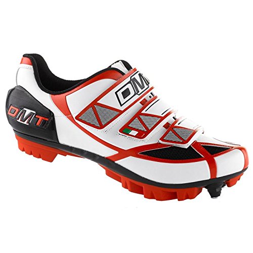 DMT MTB zapato Robur blanco/rojo/negro – 45 zapato (Euro)