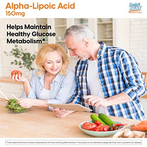 Doctor's Best Alpha Lipoic Acid, 150mg - 120 vcaps 120 unidades 110 g