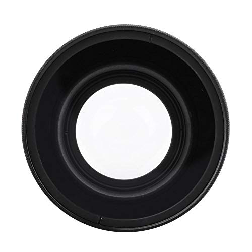 Dpofirs 49mm 0.45X Lente de Gran Angular para Cámaras, 62 mm Rosca Frontal para Filtro, Lente Óptico Universal de Alta Definición para Cámaras con Rosca de Lente de 49mm, Accesorios de Fotografía