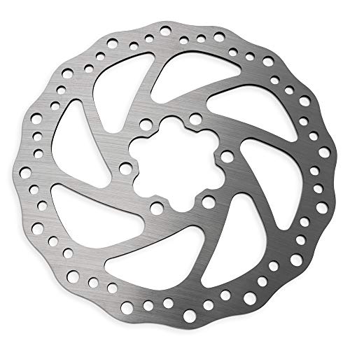 Drahtesel Disco de freno para bicicleta, 140 mm, 6 agujeros, compatible con Avid, Magura, Hayes, Tektro, Shimano UVM.