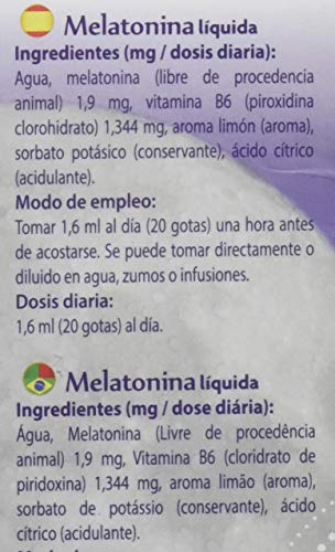 Drasanvi Melatonina Complemento Alimenticio, Sin Color, 50 ml