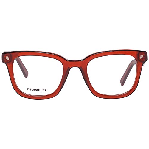 DSQUARED2 Brille Dq5165 090 49 Monturas de Gafas, Rojo (Red), 49.0 para Hombre