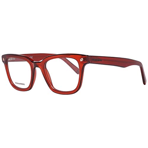 DSQUARED2 Brille Dq5165 090 49 Monturas de Gafas, Rojo (Red), 49.0 para Hombre