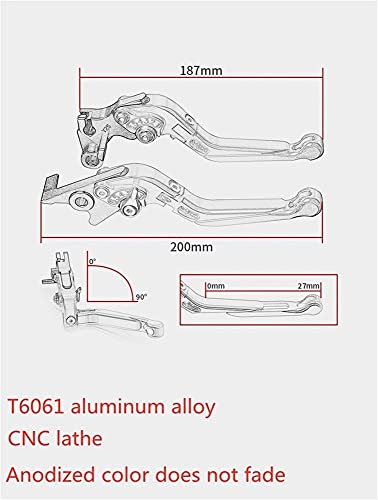 DZSLTC Conjunto De Freno Palanca Specialized Más Caliente para Triumph Speed Triple R 1050 S 2016-2018 Thruxton R 2016-2018CNC Palanca De Embrague Freno Plegable para Motocicleta (Color : G)