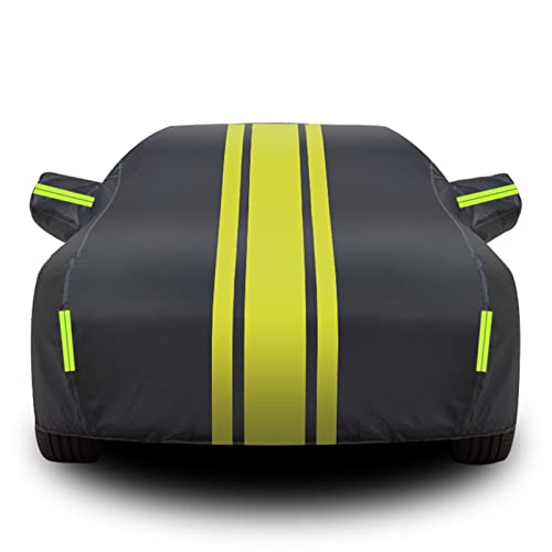 EABBB Funda Coche para Nissan Qashqai/Juke/Micra/X-Trail/Leaf Car Cover Exterior A Prueba de Polvo Impermeable Funda Coche Exterior(Color:02,Size:Leaf)