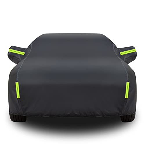 EABBB Funda Coche para Nissan Qashqai/Juke/Micra/X-Trail/Leaf Car Cover Exterior Impermeable Protección Completa Funda Coche Exterior(Color:01,Size:Leaf)
