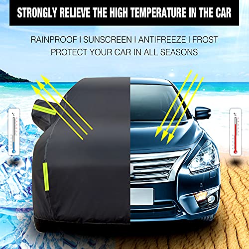 EABBB Funda Coche para Nissan Qashqai/Juke/Micra/X-Trail/Leaf Car Cover Protección Impermeable para Todo Clima Funda Coche Exterior(Color:01,Size:Micra)