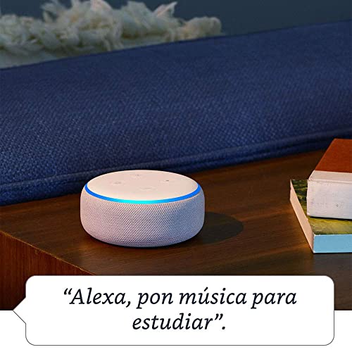 Echo Dot (3.ª generación), Tela de color antracita + Philips Hue White bombilla inteligente, compatible con Alexa - Kit de inicio de Hogar digital