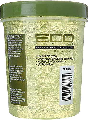 Eco Style Gel de peinado con aceite de oliva Ampliación de 946ml