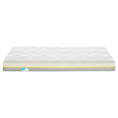 Ecus Kids viscoelástica Colchón de Cuna oxsi visco Plus 120 x 060, Bambú, 120x60 cm (Paquete de 1)
