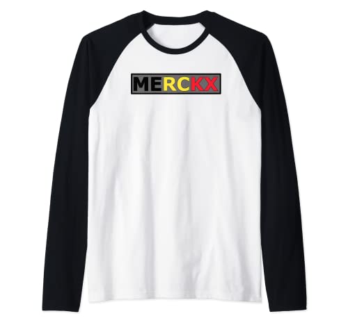 Eddy Merckx Ciclismo Camiseta Manga Raglan