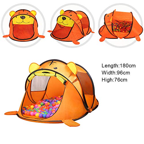 elebaby Los niños juegan la tienda de campaña del juego de la tienda de juegos Pop Up Play Tent Niños plegable Popup Bolas Casa de la playa tienda de campaña interior al aire libre