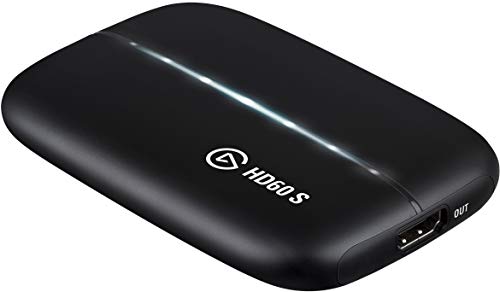 Elgato HD60 S, capturadora externa, streaming y grabación a 1080p60 con latencia ultrabaja en PS5, PS4/Pro, Xbox Series X/S, Xbox One X/S, en OBS, Twitch, YouTube, funciona con PC y Mac