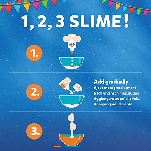 Elmer's kit para hacer slime de fiesta, incluido surtido de soluciones activadoras de líquido mágico de slime y surtido de pegamentos líquidos, 8 unidades