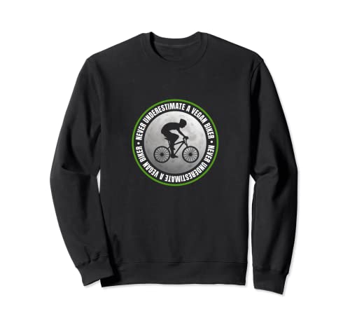 Encantador cita vegana del ciclista Sudadera