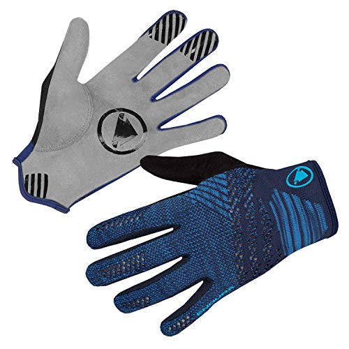 Endura SingleTrack LiteKnit Guante Hombre, Azul Marino - XL, Azul