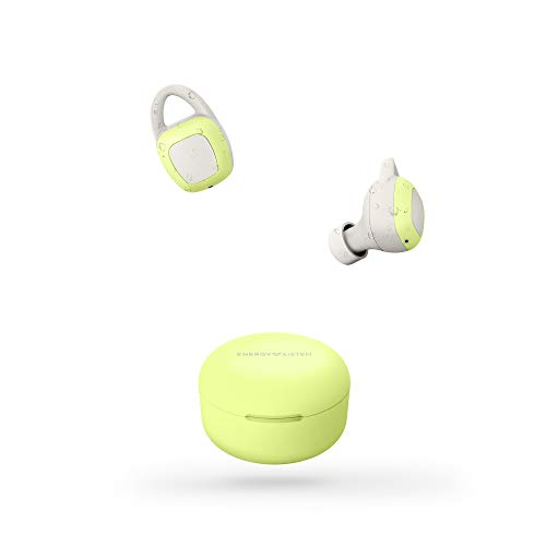Energy Sistem Auriculares inalámbricos Sport 6 True Wireless Lima (True Wireless Stereo, IPX 7, Secure fit+, Bluetooth), Light Lime, 25 x 25 mm