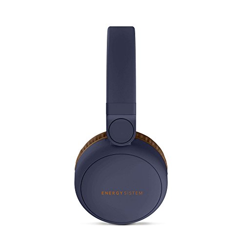 Energy Sistem Headphones 2 - Auriculares con Bluetooth (Over-Ear, Audio-In, Long Battery Life, 180 Plegable) Azul