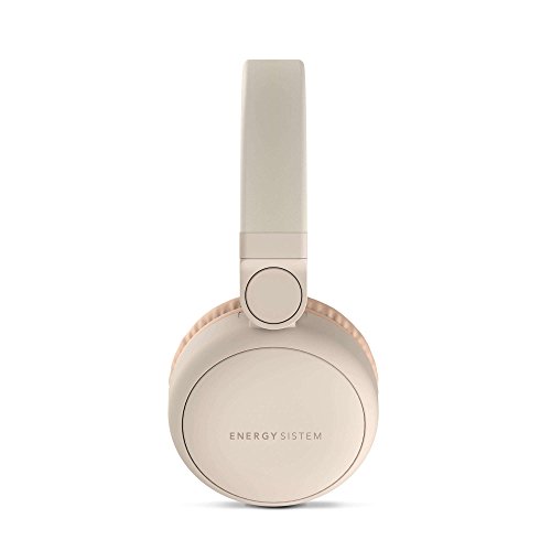 Energy Sistem Headphones 2 - Auriculares con Bluetooth (Over-Ear, Audio-In, Long Battery Life, 180 Plegable) Beige