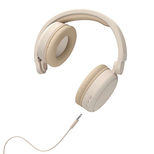 Energy Sistem Headphones 2 - Auriculares con Bluetooth (Over-Ear, Audio-In, Long Battery Life, 180 Plegable) Beige