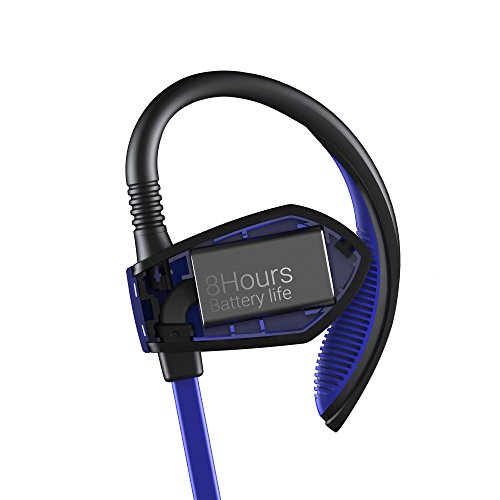 Energy Sistem Sport 1 - Auriculares deportivos in-ear (sistema Secure-fit, Bluetooth, sin cable) azul