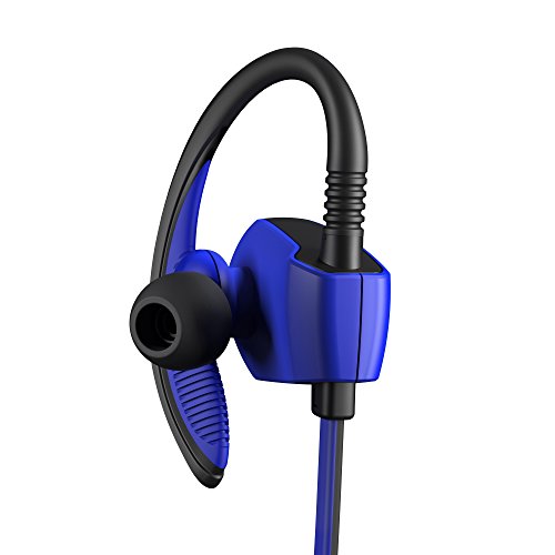 Energy Sistem Sport 1 - Auriculares deportivos in-ear (sistema Secure-fit, Bluetooth, sin cable) azul