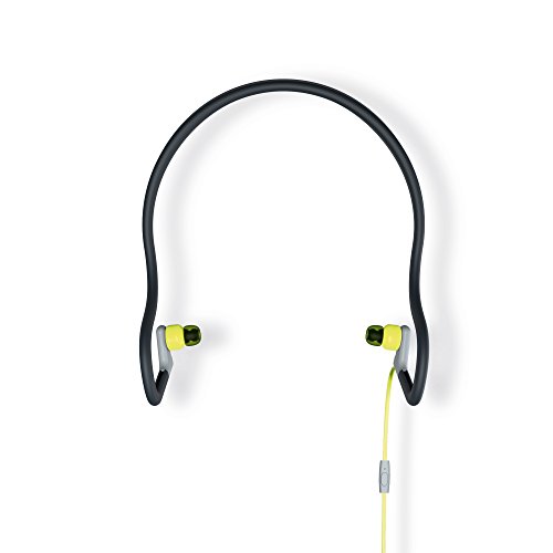 Energy Sistem Sport 2 - Auriculares Deportivos intrauditivos (Neckband-fit, tecnología Sweatproof, Control de reproducción, micrófono) Color Amarillo