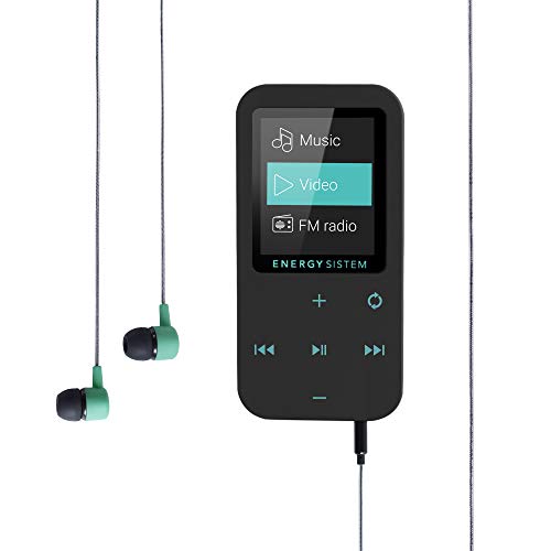 Energy Sistem Touch, Reproductor Mp4 (Bluetooth, 8 Gb, Botones Táctiles, Radio Fm, Microsd), USB 2.0, 8 GB, Detalle Menta