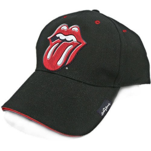 Enrollar la Lengua Oficial Piedras Clásica Gorra de Béisbol Negro