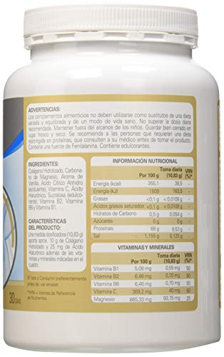 Epaplus Articulaciones Colágeno + Ácido Hialurónico + Magnesio- 30 Días(325gramos, sabor vainilla)