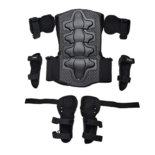 Equipo de protección de cuerpo completo para motocicleta, protección de pecho, columna vertebral, hombro, codo y rodilla, para motocross, carreras, esquí, patinaje, bicicleta y ciclismo