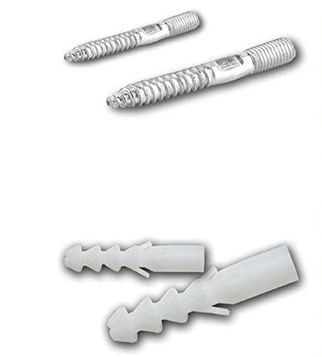 ER-BI® - Abrazadera de tubo (10 unidades, 16-18 mm, 3/8", incluye tornillo M8 x 100 mm)