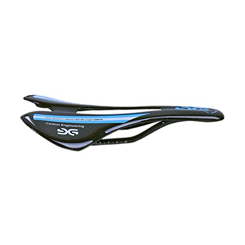 ESEN SP Bicicleta Superlight Full Carbon Fiber MTB/Bicicleta de Carretera Sillín Hueco 3k Mate/Brillante (Brillante, Azul)