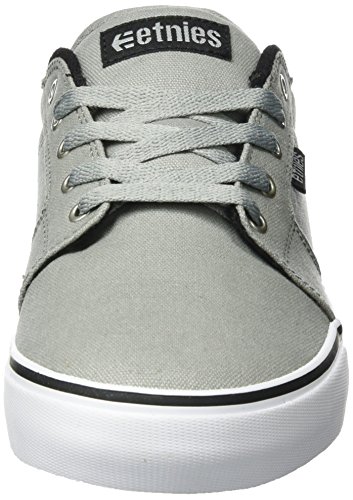 Etnies Barge Ls, Zapatillas de Skateboard para Hombre, Gris (Grey/Black 030), 39 EU