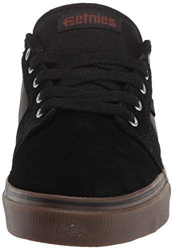 Etnies Barge LS, Zapatos de Skate Hombre, Black/Gum/Dark Grey, 38 EU
