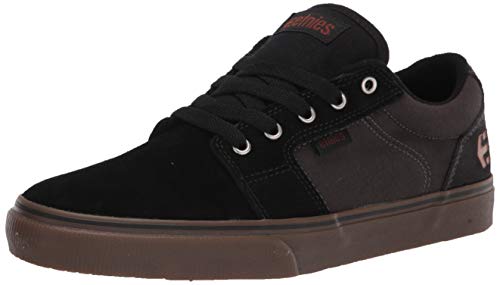 Etnies Barge LS, Zapatos de Skate Hombre, Black/Gum/Dark Grey, 38 EU